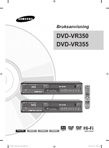 Bruksanvisning Samsung DVD-VR355 DVD-spiller