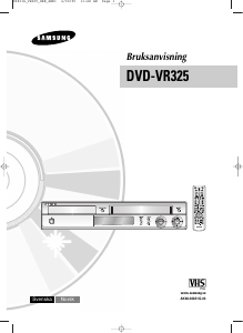 Bruksanvisning Samsung DVD-VR325 DVD spelare