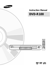 Manual Samsung DVD-R100E DVD Player