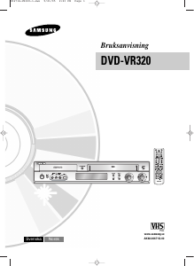 Bruksanvisning Samsung DVD-VR320 DVD spelare