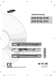 Brugsanvisning Samsung DVD-R129 DVD afspiller