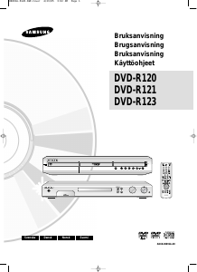 Käyttöohje Samsung DVD-R120 DVD-soitin