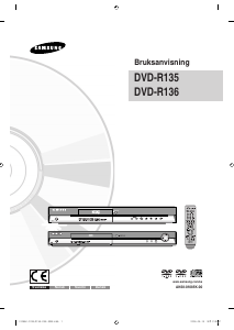 Bruksanvisning Samsung DVD-R135 DVD spelare