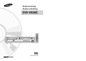 Bruksanvisning Samsung DVD-VR300E DVD spelare