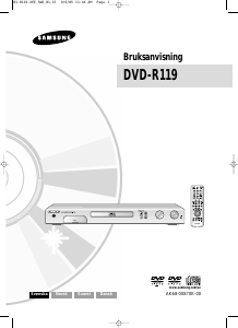 Bruksanvisning Samsung DVD-R119 DVD spelare