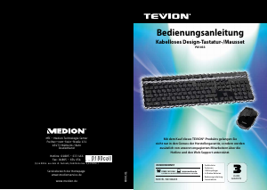 Bedienungsanleitung Tevion P81033 Tastatur