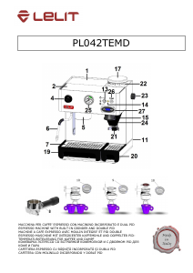 Manual LELIT PL42TEMD Espressor