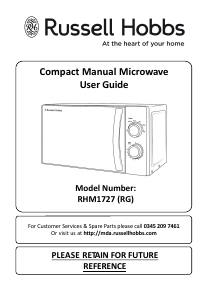 Handleiding Russell Hobbs RHM1727RG Magnetron