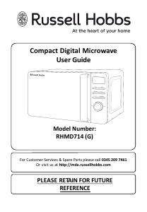 Manual Russell Hobbs RHMD714 Microwave