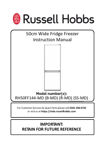 Handleiding Russell Hobbs RH50FF144-MD Koel-vries combinatie