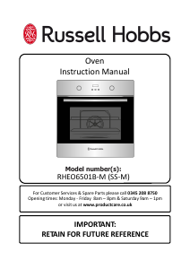 Manual Russell Hobbs RHEO6501B-M Oven