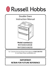 Manual Russell Hobbs RH72DEO1001B Oven