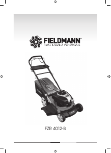 Manual Fieldmann FZR 4012-B Lawn Mower