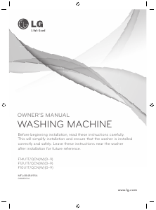 Handleiding LG F84912WH Wasmachine