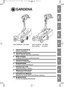 Bruksanvisning Gardena 34E easyMove Gräsklippare