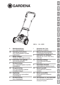 Handleiding Gardena 380 Li Grasmaaier