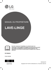 Mode d’emploi LG F24G1GWHS Lave-linge