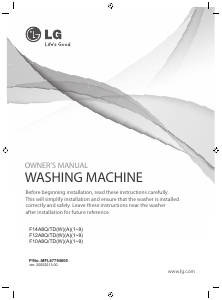 Manual LG F14A8TDA5 Washing Machine