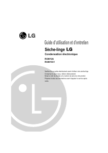 Mode d’emploi LG RC8012A Sèche-linge