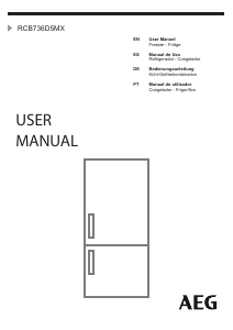 Manual AEG RCB736D5MX Fridge-Freezer