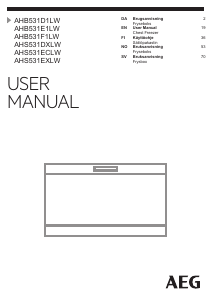 Manual AEG AHB531F1LW Freezer