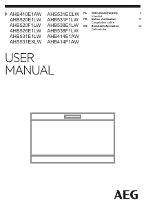 Manuál AEG AHB538E1LW Mraznička