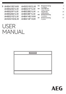 Manual AEG AHB538F1LW Freezer