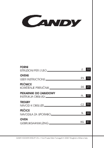 Handleiding Candy FCXP825WL Oven