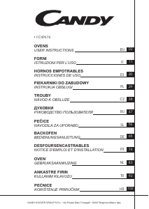 Priručnik Candy FCXP676-1X/E Pećnica