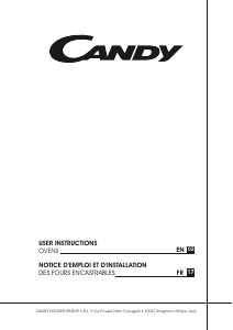 Handleiding Candy FCDP678CF-1/E Oven