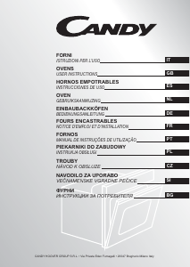 Mode d’emploi Candy FCS602 N/E Four