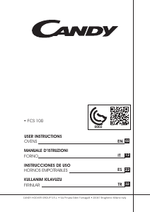 Manual de uso Candy FCS100N Horno