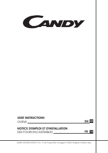 Mode d’emploi Candy FCXP876XP/E Four