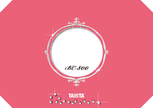 説明書 タニタ BC-800 体重計