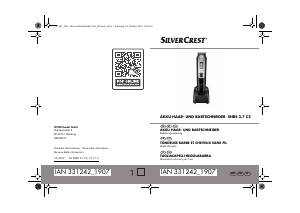 Bedienungsanleitung SilverCrest SHBS 3.7 C2 Bartschneider