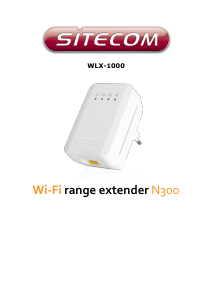 Manual Sitecom WLX-1000 Range Extender