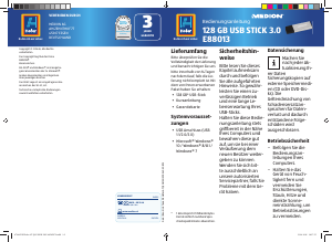 Bedienungsanleitung Medion E88013 (MD 87646) USB-Laufwerk