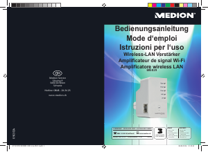 Mode d’emploi Medion E85029 (MD 87119) Répéteur