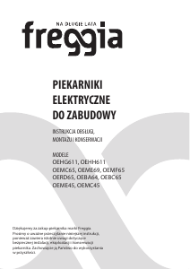 Instrukcja Freggia OEBA64B Piekarnik