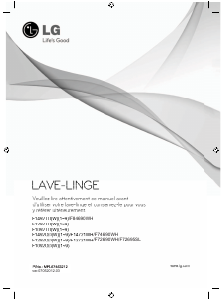 Mode d’emploi LG F72695SL Lave-linge