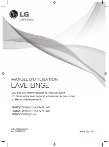 Mode d’emploi LG F72791WH Lave-linge