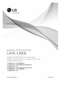 Mode d’emploi LG F72890WH Lave-linge
