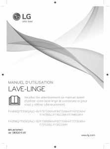 Mode d’emploi LG F74552WH Lave-linge