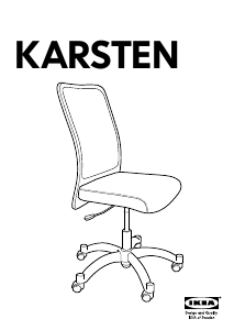 loan Pebish Pathetic Εγχειρίδιο IKEA KARSTEN Καρέκλα γραφείου