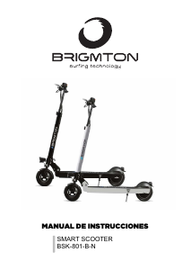 Manual Brigmton BSK-801-N Trotinete elétrica