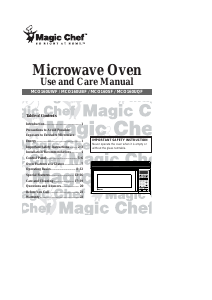 Manual Magic Chef MCO160UBF Microwave