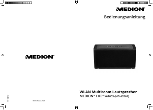 Bedienungsanleitung Medion LIFE X61003 (MD 43261) Lautsprecher