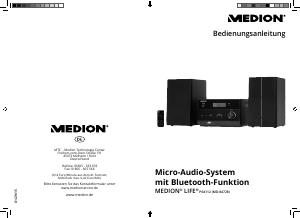 Bedienungsanleitung Medion LIFE P64112 (MD 84728) Stereoanlage