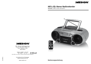 Bedienungsanleitung Medion LIFE P66026 (MD 82853) Stereoanlage
