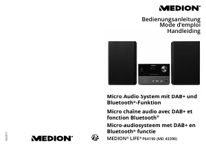 Bedienungsanleitung Medion LIFE P64190 (MD 43390) Stereoanlage